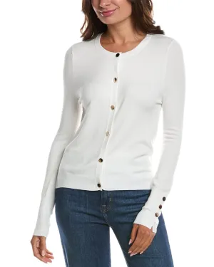T tahari Runder Ausschnitt Cardigan