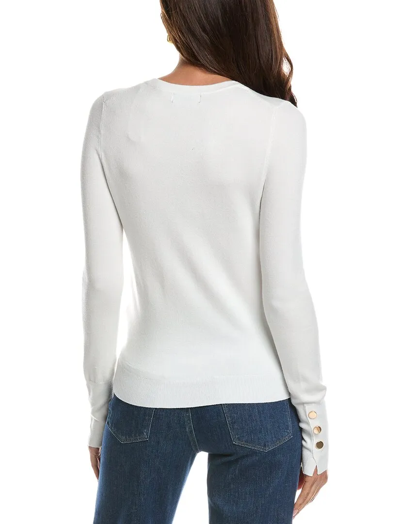 T tahari Runder Ausschnitt Cardigan