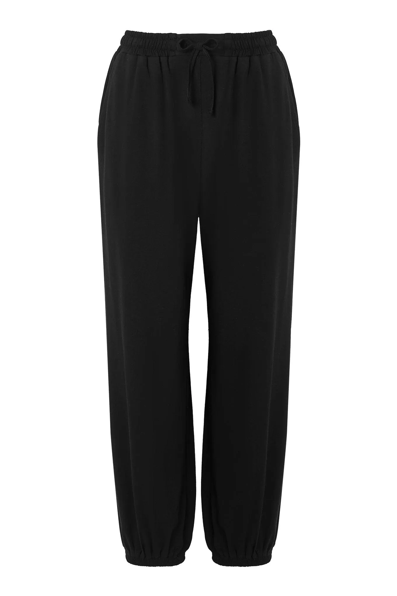 Teresa Damen Bio-Baumwolle Jogginghose | Schwarz