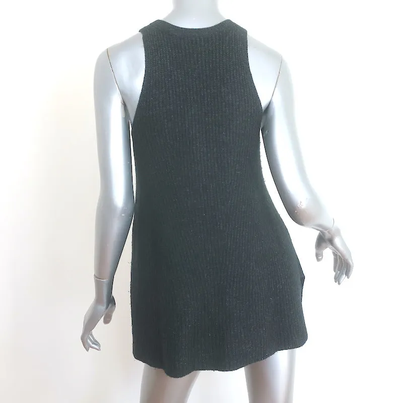 The Row Cashmere Rippenstrick-Tanktop Schwarz Größe S