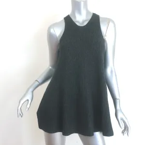 The Row Cashmere Rippenstrick-Tanktop Schwarz Größe S