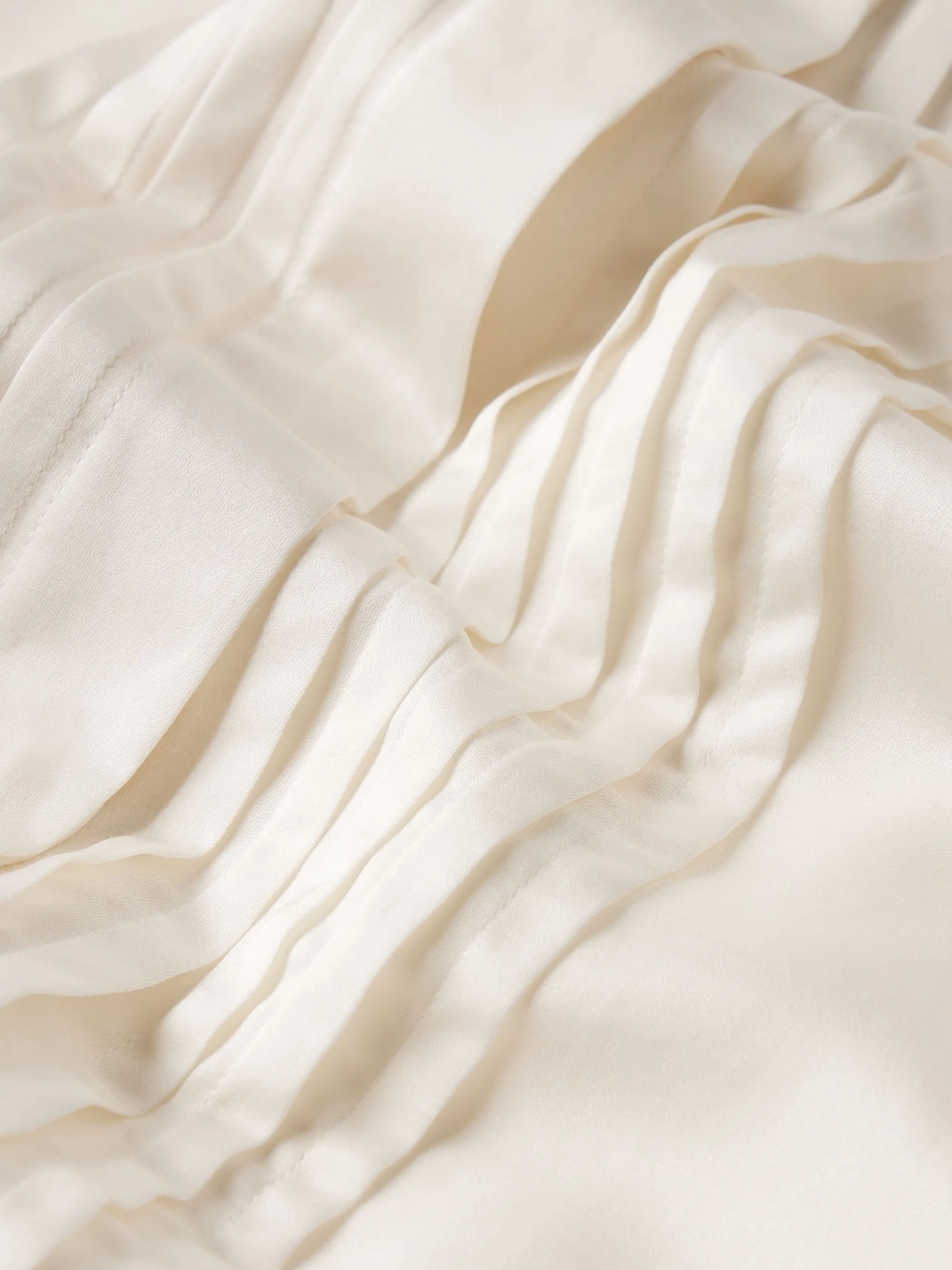 Die Tux Bluse -- Alabaster