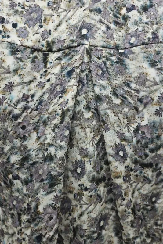 Theyskens' Theory Tanktop Tirty Blumenprint Seide Größe Petite High-Low Bluse