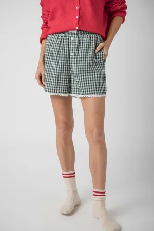 Dinge zwischen Spitzenbesatz Boxershorts