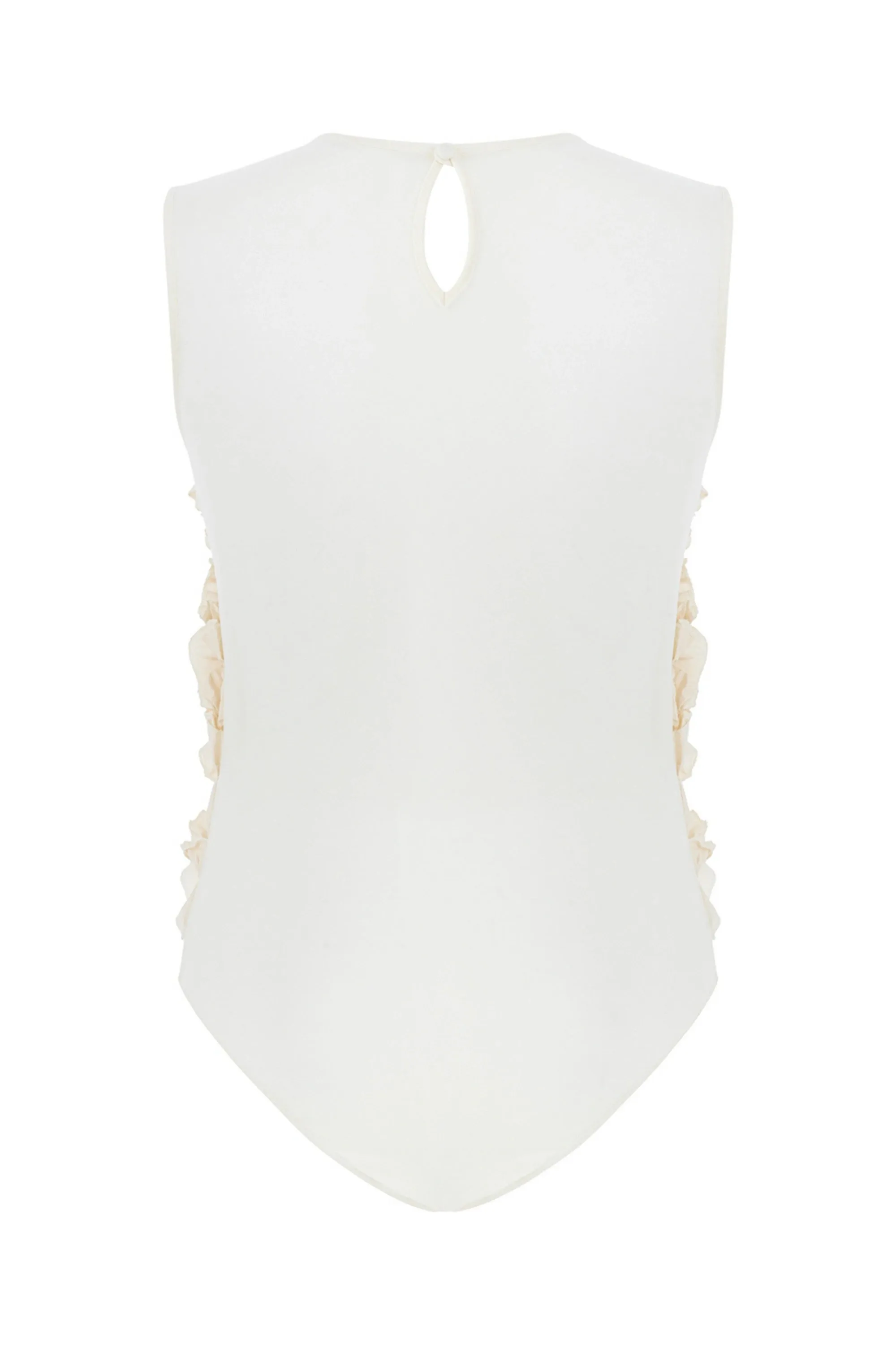Tüll-Kleid mit Rüschen-Detail