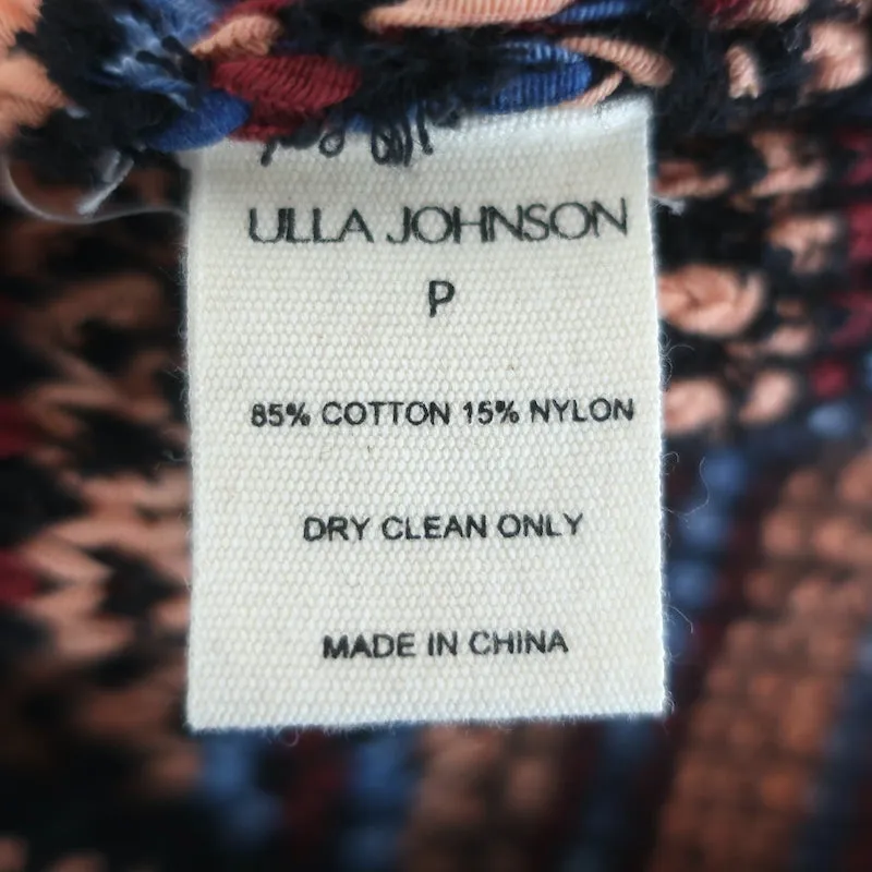 Ulla Johnson Puffärmel-Top Elara Mehrfarbig Gestreift Strickgröße Petite