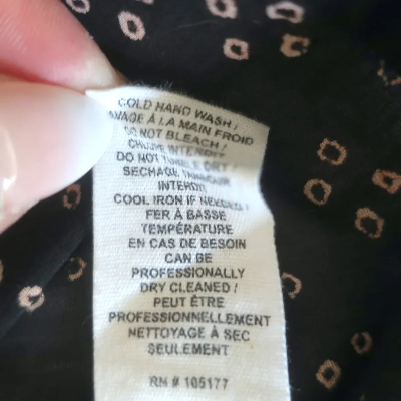 Ulla Johnson Rena Quasten Top Schwarz Gedruckte Baumwolle Größe 6 Bluse mit Kurzärmeln
