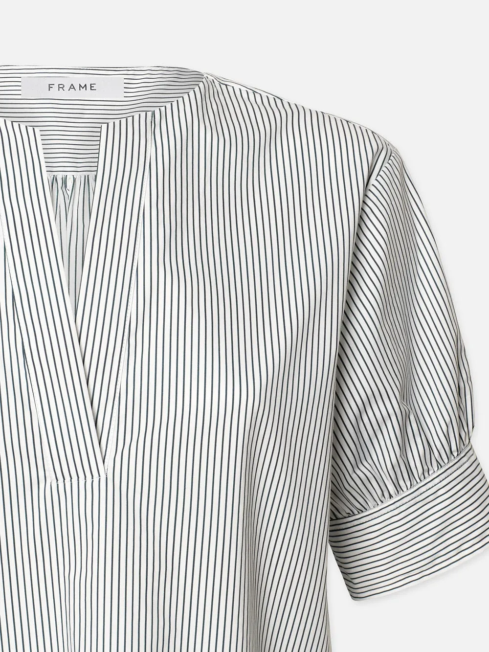 V-Ausschnitt Popover Top -- Marine Multi
