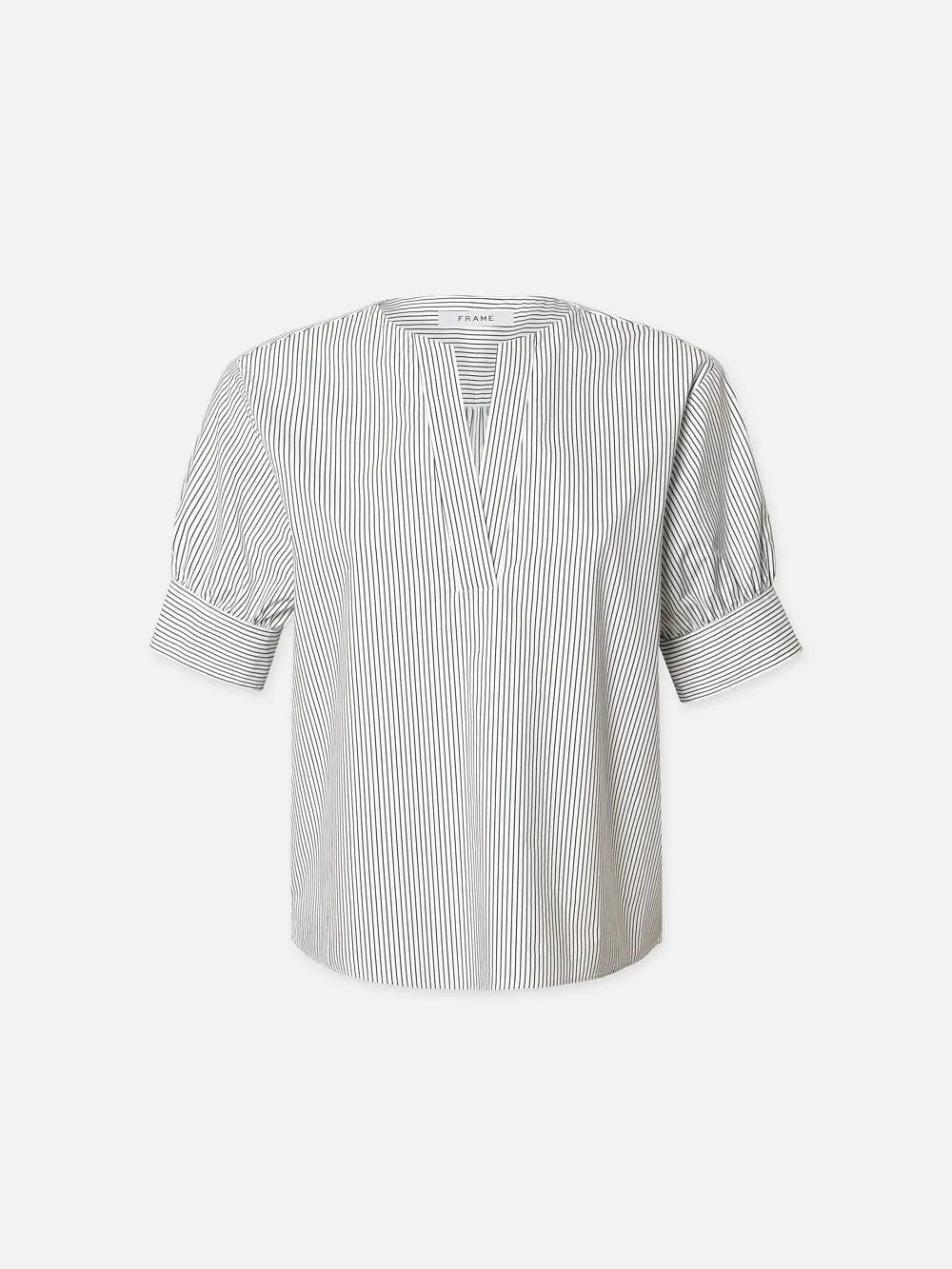 V-Ausschnitt Popover Top -- Marine Multi