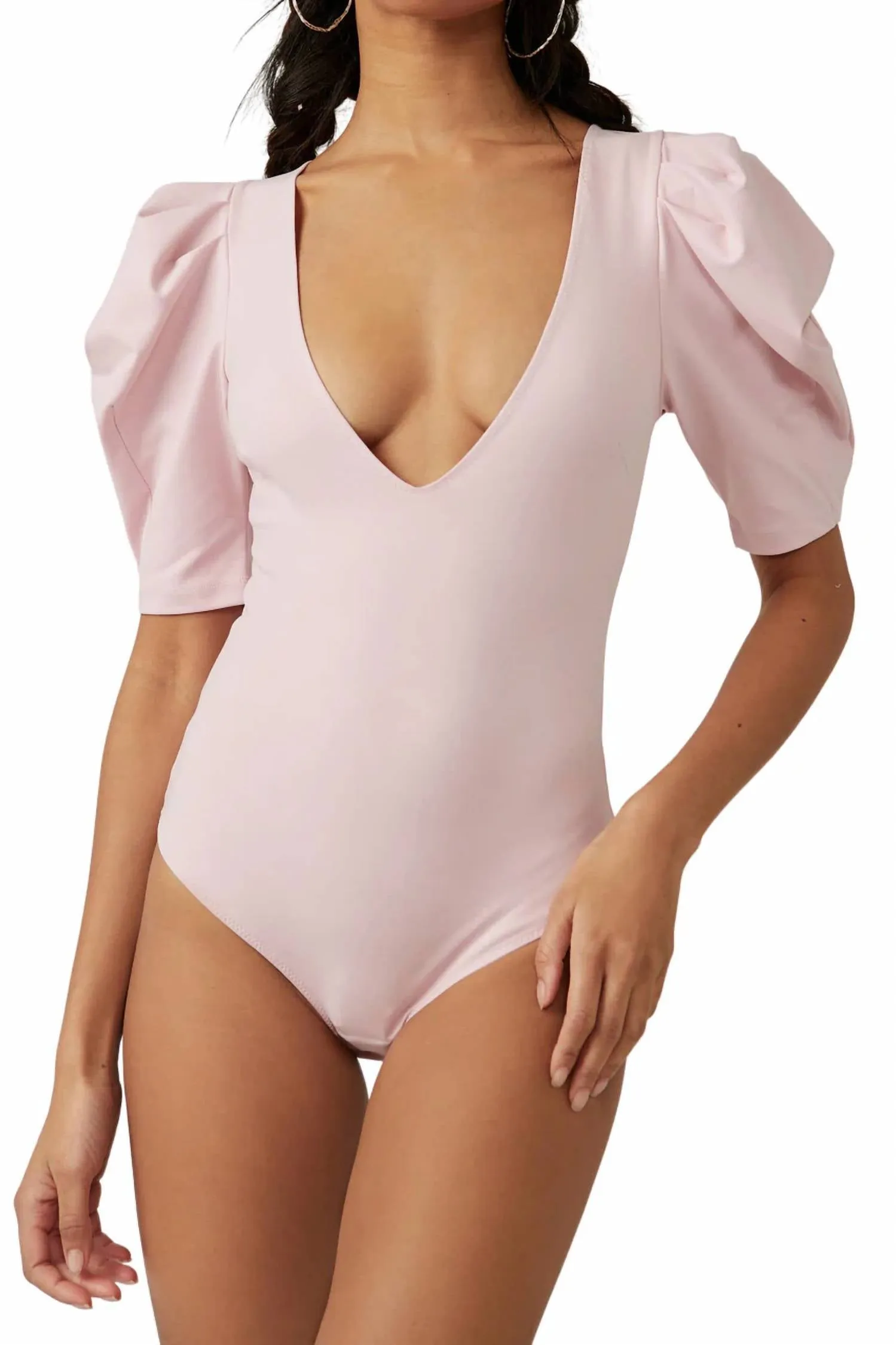 Va Va Voop Bodysuit in zartem Rosa