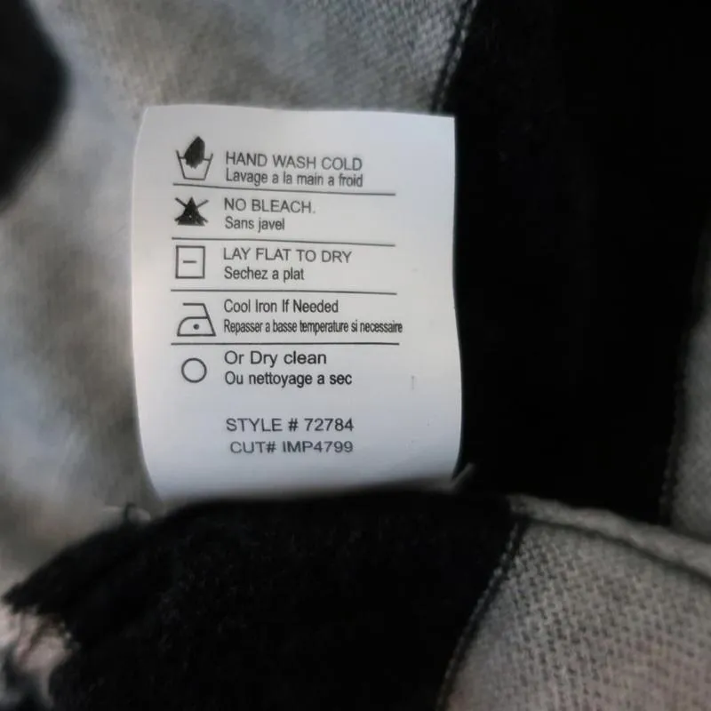 Vince Gestreiftes Strickoberteil Grau Kaschmir-Mix Größe Mittel Kurzarm Pullover