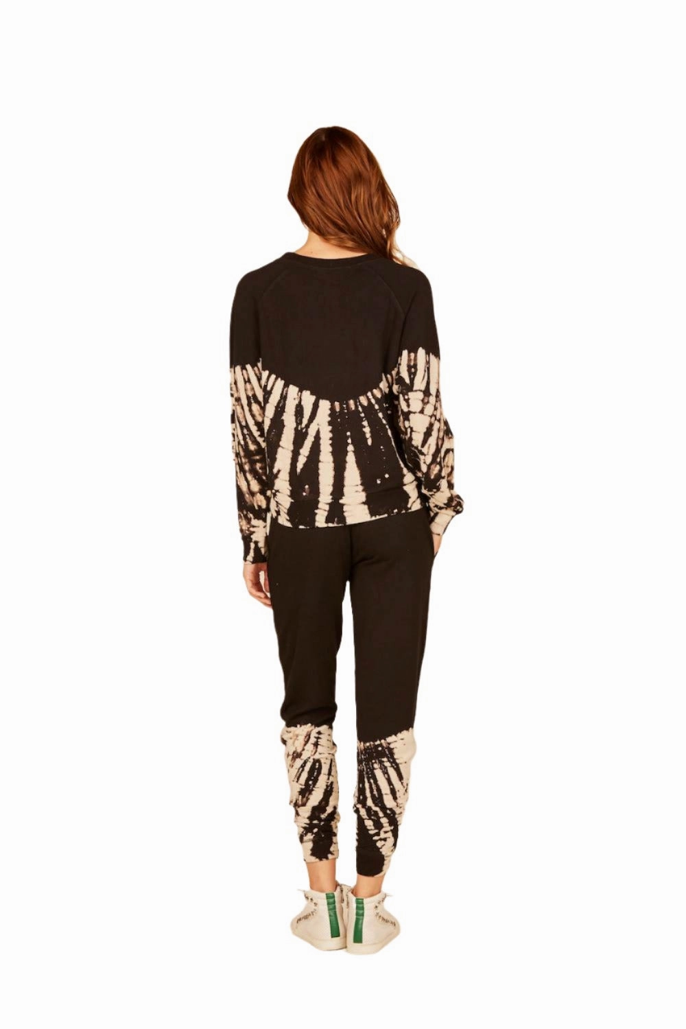 Vintage Havana Feather Tie Dye Crew B8895