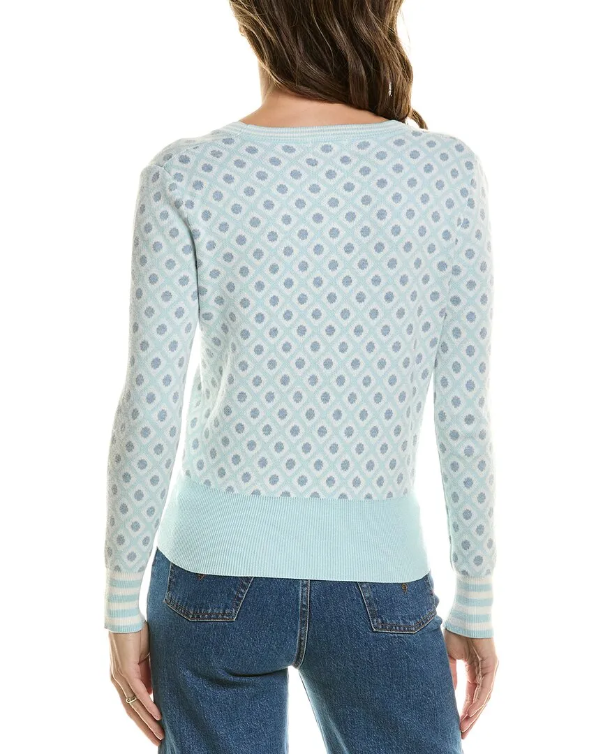WISPR Mini Argyle Kaschmir-Mix Cardigan