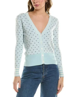 WISPR Mini Argyle Kaschmir-Mix Cardigan