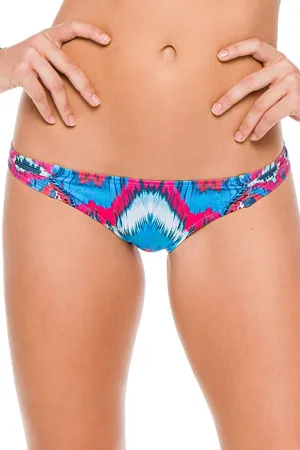 Frauen Mumbai Tab Side Brazilian Hipster Bikini Bottom Badebekleidung in Mehrfarbig