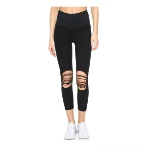 Damen St Nicholas Ave Ausgeschnittene Leggings in Kaviar