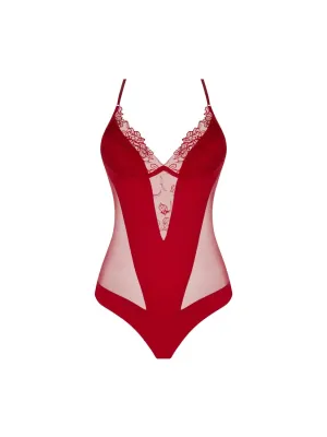 Frauen Niedlicher Und Sexy Bodysuit In Rouge Effusion