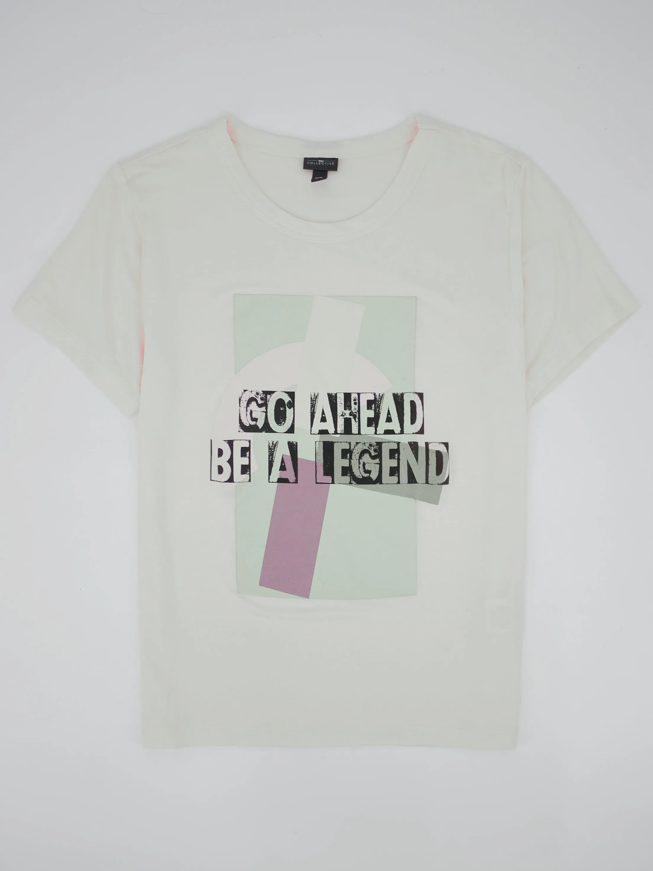 Damen T-Shirt mit Grafikdruck, Weiß