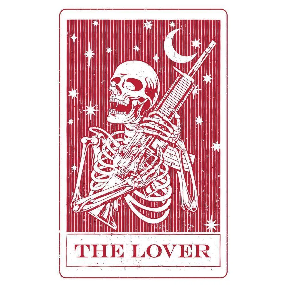 Damen Lover Tarot V-Ausschnitt - Weiß