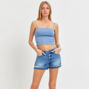 Damen Med Shadow Saum Shorts