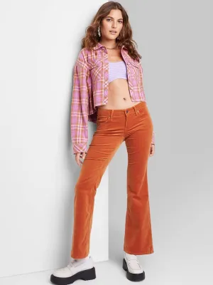 Damen Cordhose, Orange