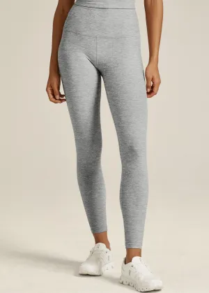 Damen einfache Leggings, Hellgrau