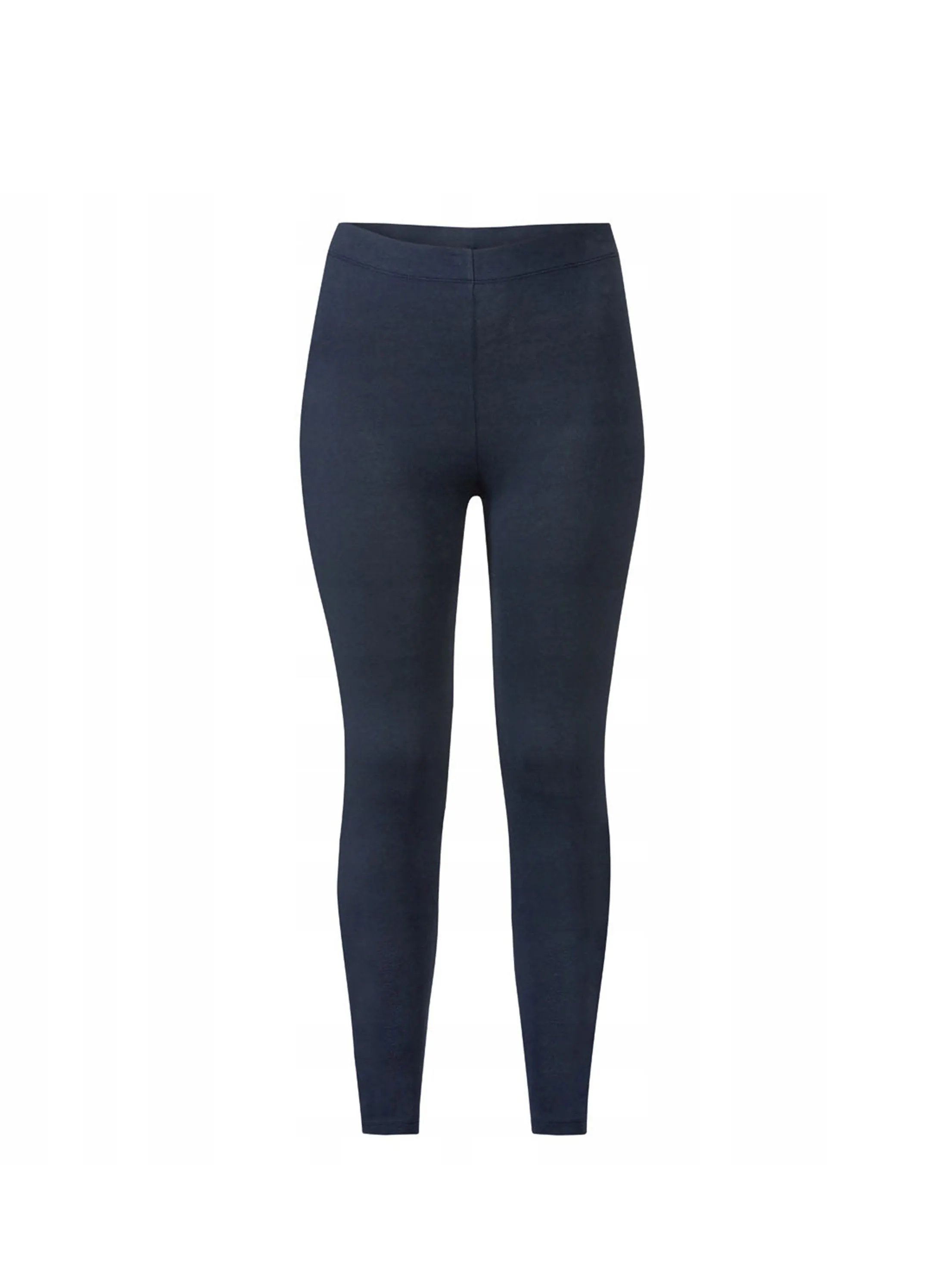 Damen einfache Leggings, Marineblau
