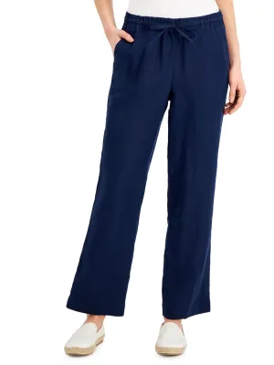 Damen Basic Hose, Marineblau