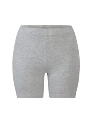 Damen einfache kurze Leggings, Grau