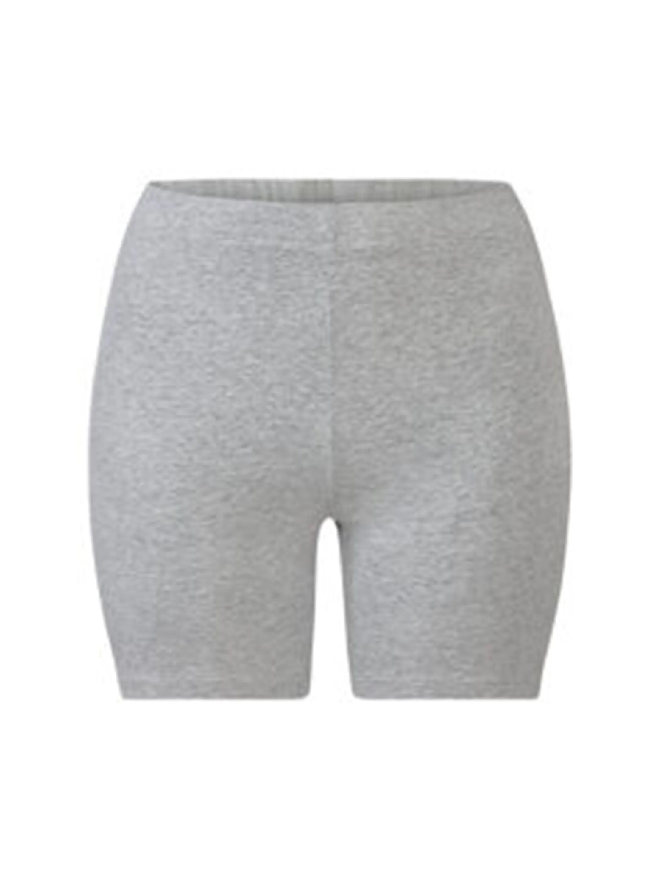 Damen einfache kurze Leggings, Grau