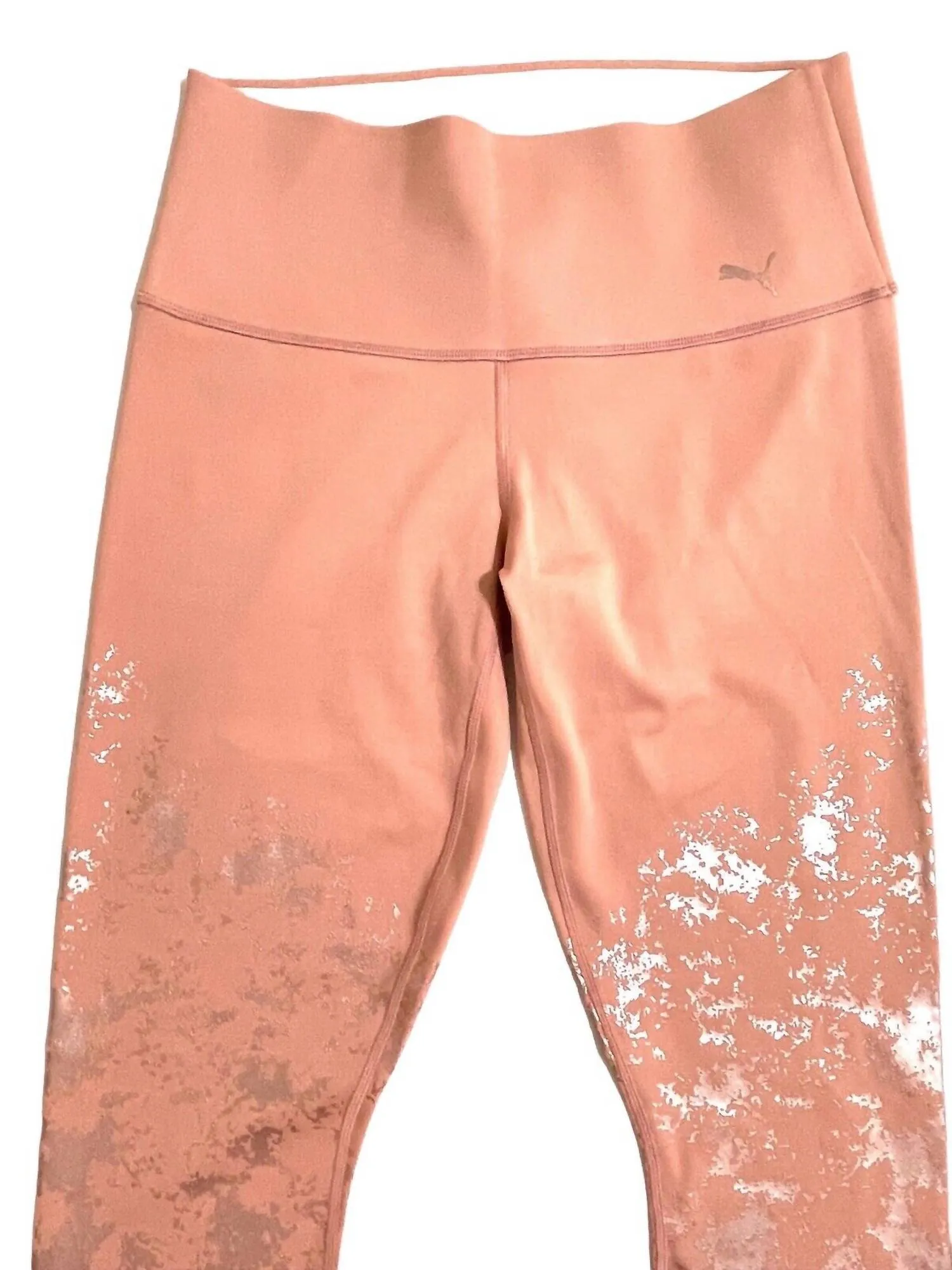 Damen Rosenfolien Leggings in Rosa