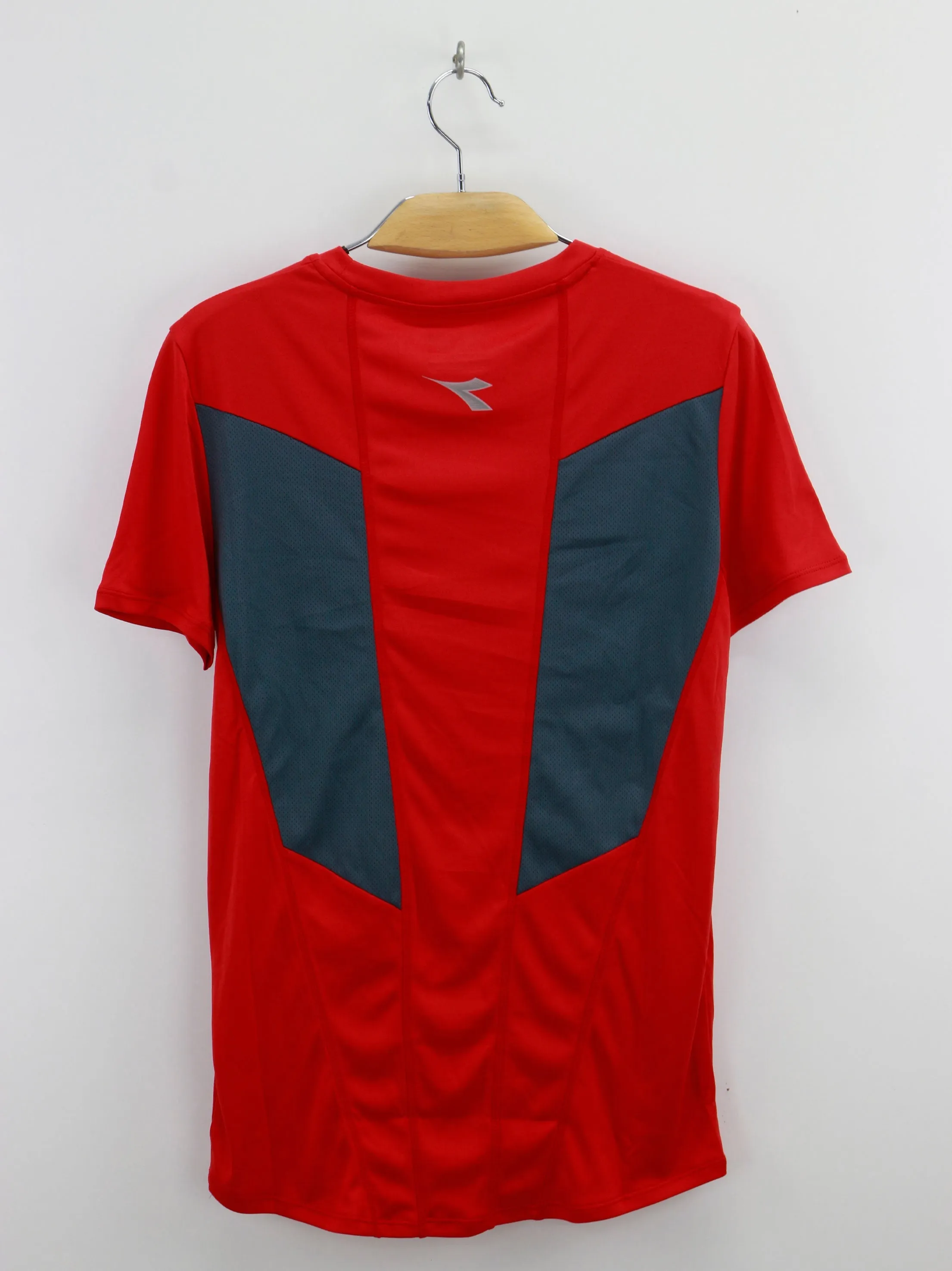 Damen Laufshirt mit Farbblock-Design, Rot