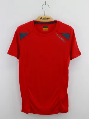 Damen Laufshirt mit Farbblock-Design, Rot