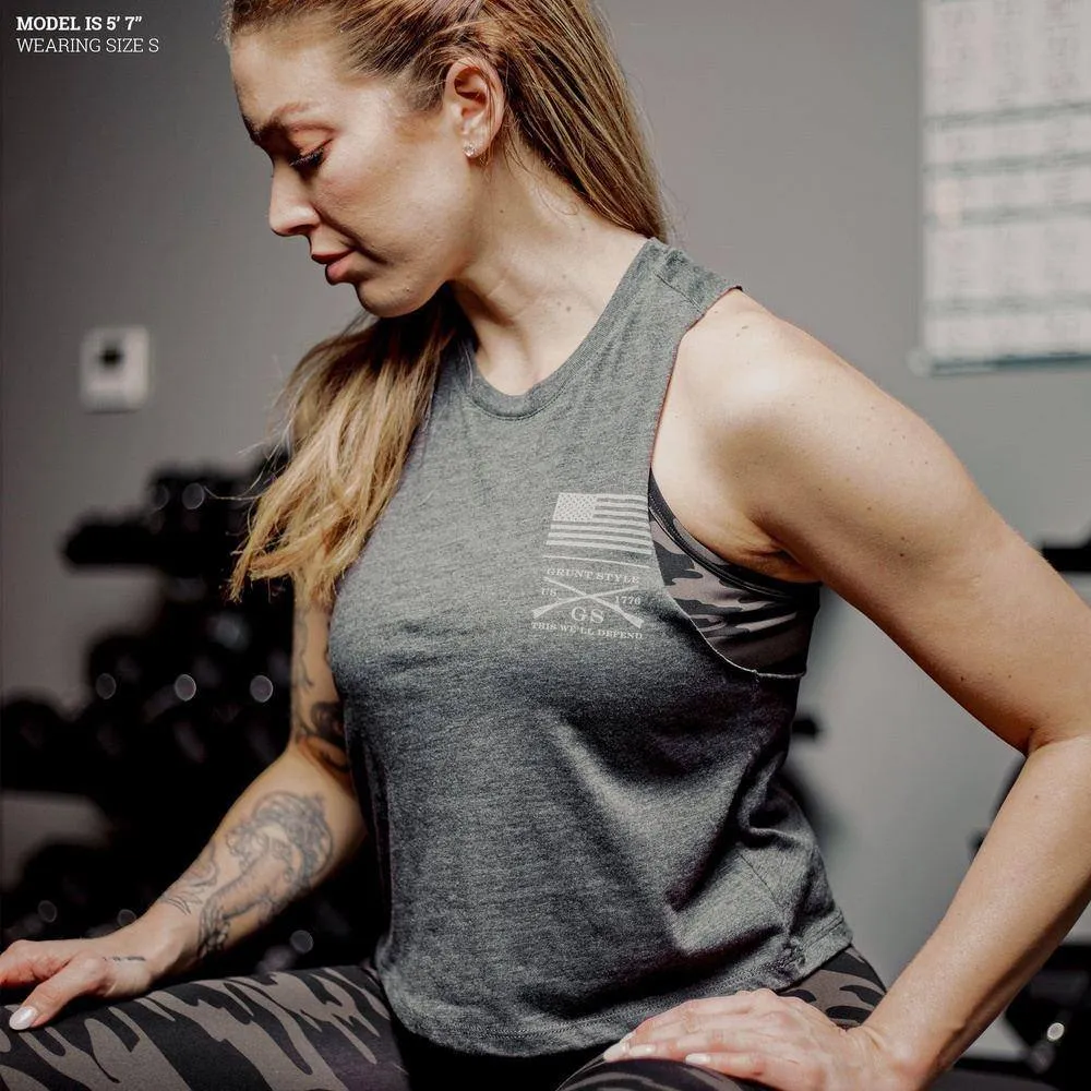 Damen Cropped Tank 