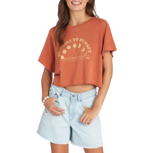 Damen T-Shirt Sunrise to Sunset