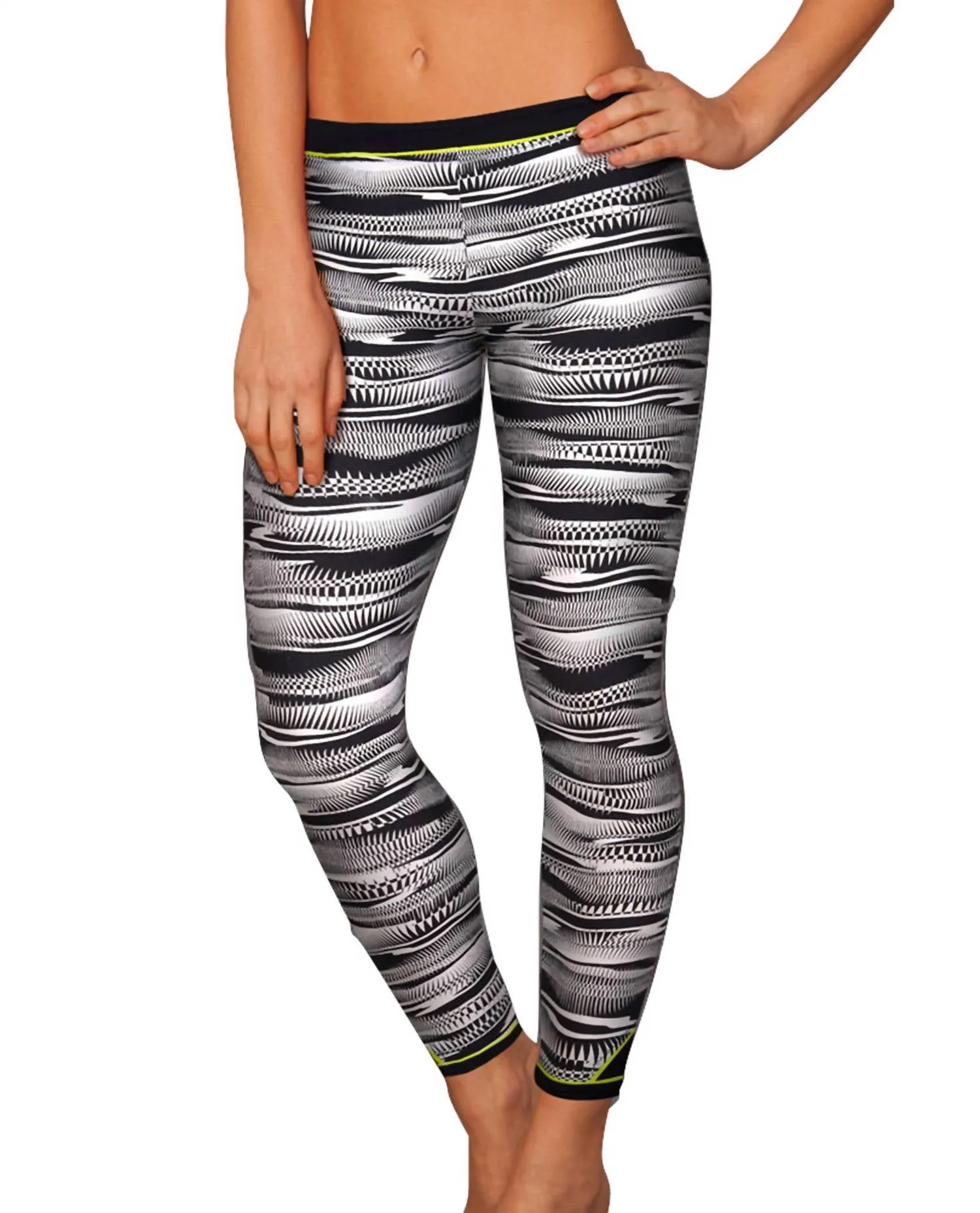 Damen Schwimmleggings In Powerline