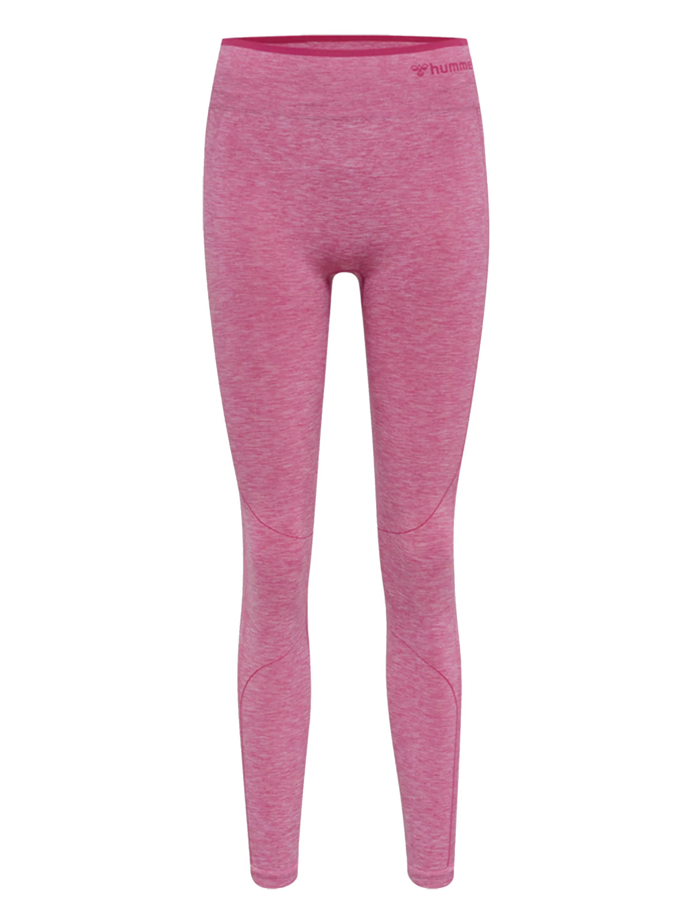 Damen Rippen Leggings, Rosa