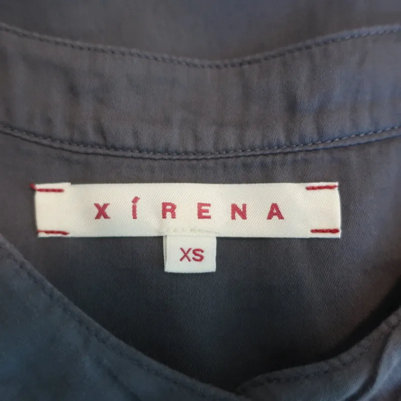 XIRENA Knopfhemd Adler Grau Baumwolle Größe Extra Small Langarm Oberteil