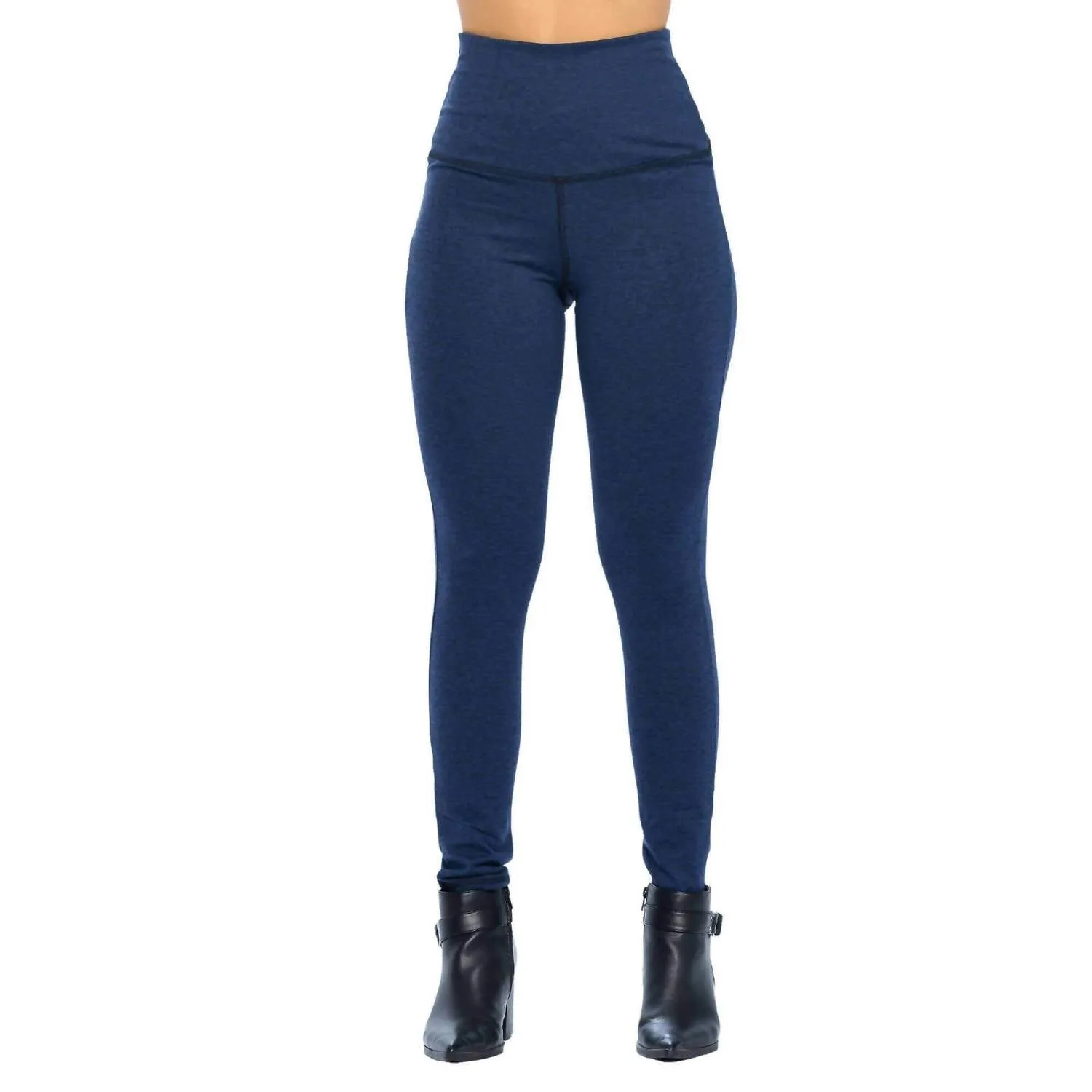 Yoga-Hose Leggings In Meliertem Marineblau