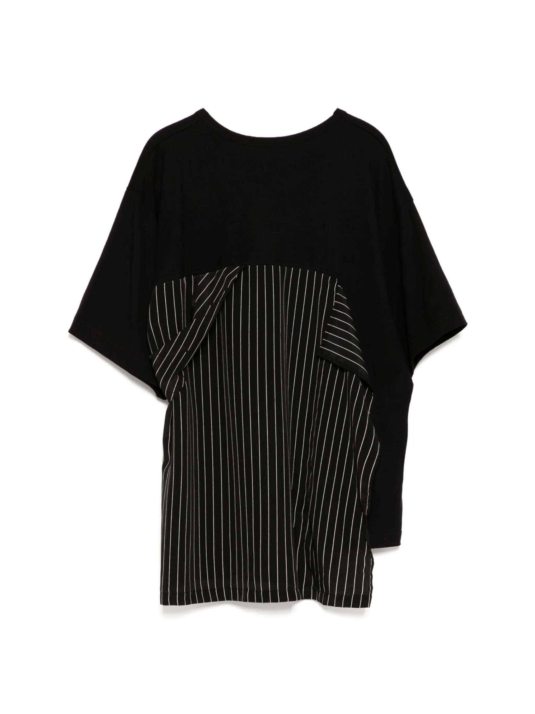 Y'S - Damen Front Gestreiftes T-Shirt Kleidung_ys
