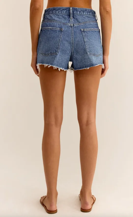Z Supply Classic High-Waist Denim Shorts - Endverkauf 50% Rabatt im Warenkorb